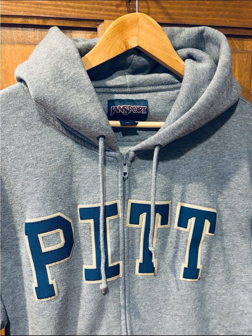 Vintage JANSPORT PITT UNIVERSITY Full Zip Hoodie